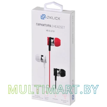 Наушники Oklick HS-S-210 (белый) картинка 8